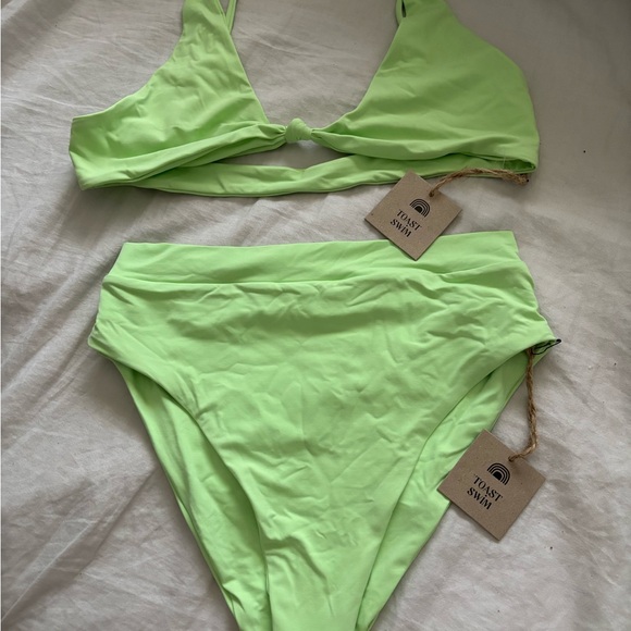 Lime Green Bikini Set - Picture 1 of 2